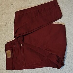 Judy Blue Skinny Fit Size 7 Maroon Pants